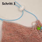 Maschenhalter-Seil mit Stopper