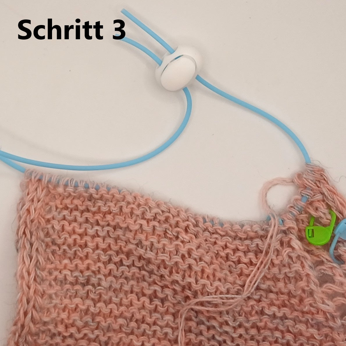 Maschenhalter-Seil mit Stopper