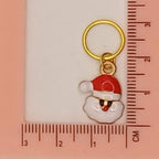 Weihnachtliche Maschenmarkierer in der Dose