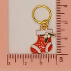 Weihnachtliche Maschenmarkierer in der Dose