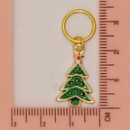 Weihnachtliche Maschenmarkierer in der Dose