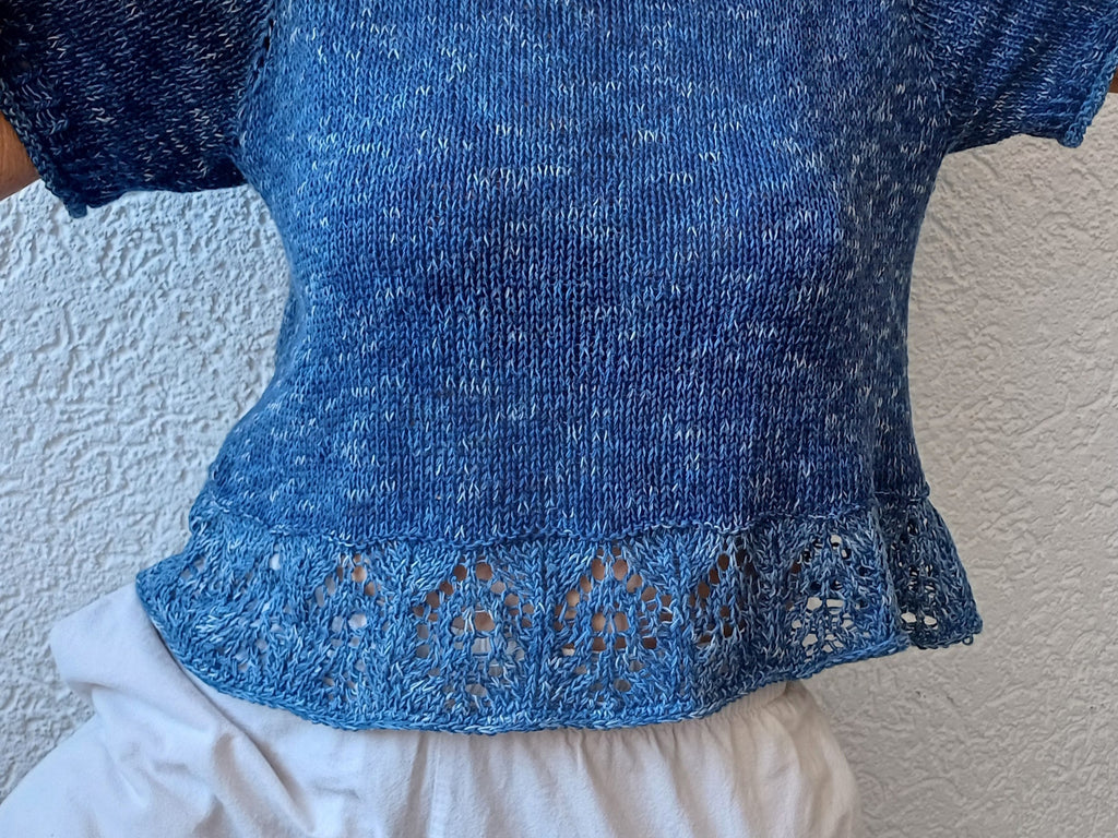 Strickanleitung Oberteil "Cinderella", Gr. S-XXXL