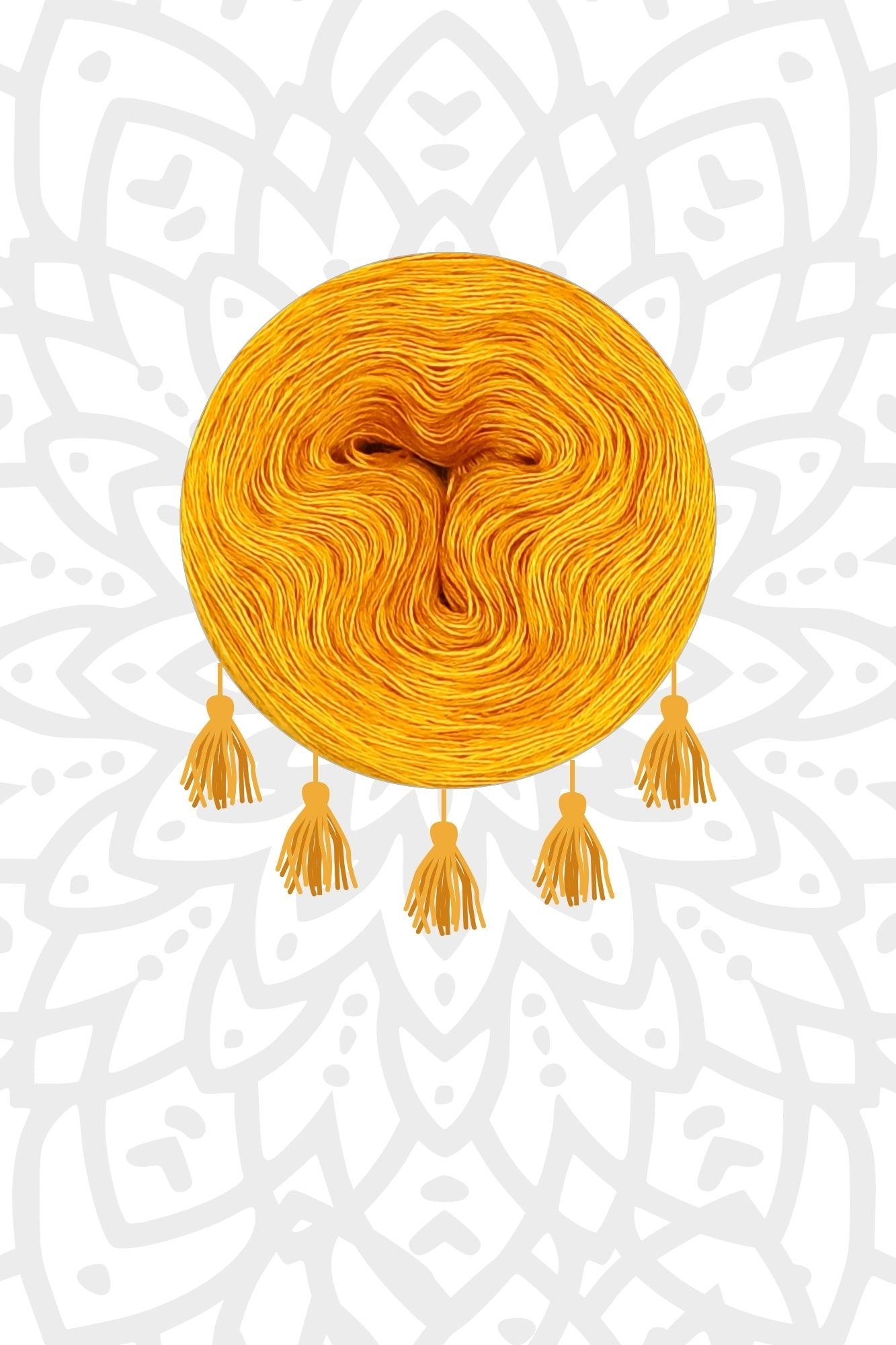 Garnset Mandala Sonnenstern (Set 11H)