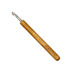 Addi Häkelnadel Metall mit Olivenholzgriff