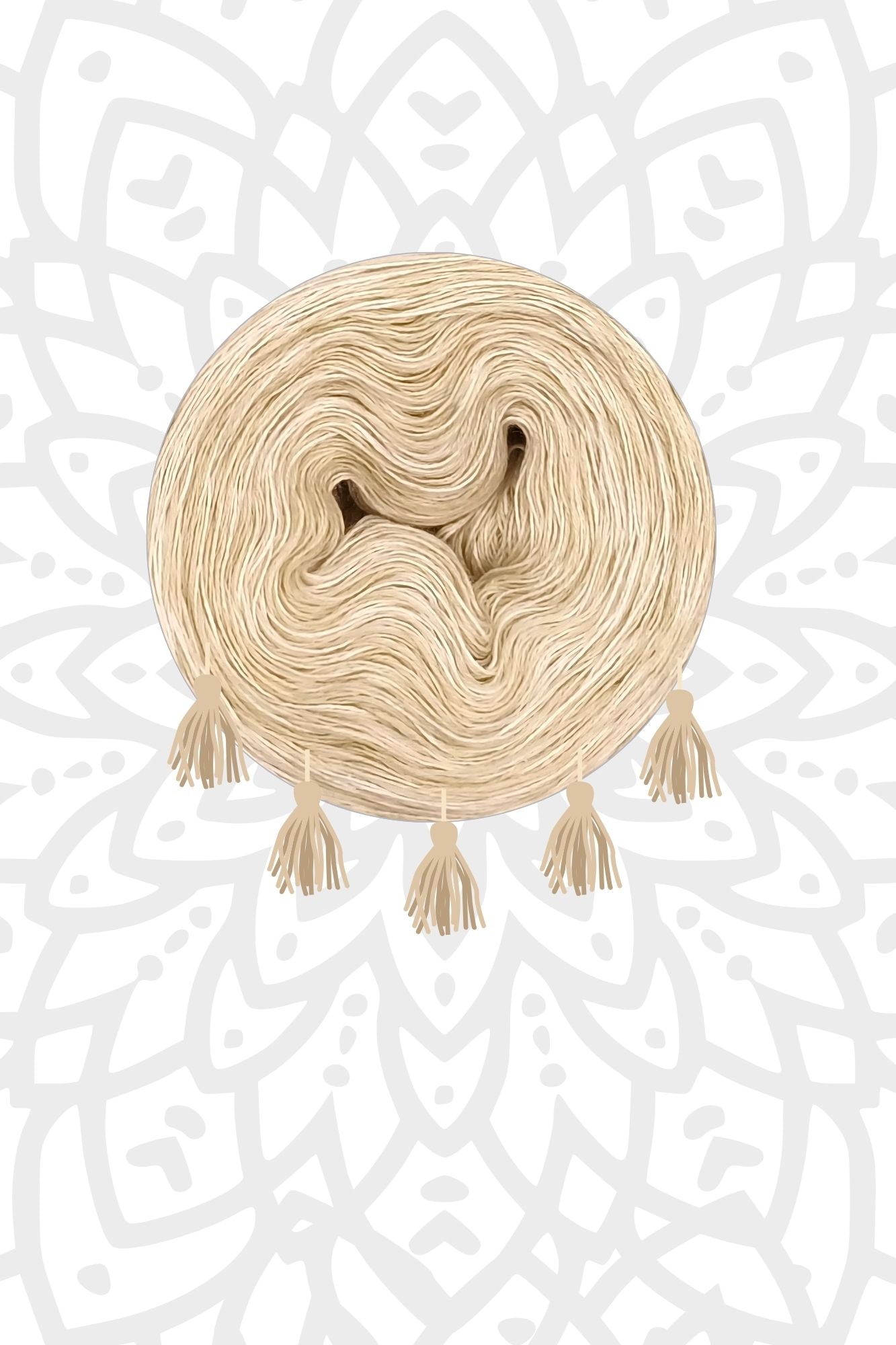 Garnset Mandala Sonnenstern (Set 12H)