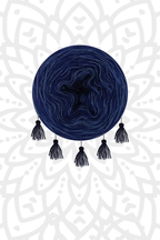Garnset Mandala Sonnenstern (Set 6H)