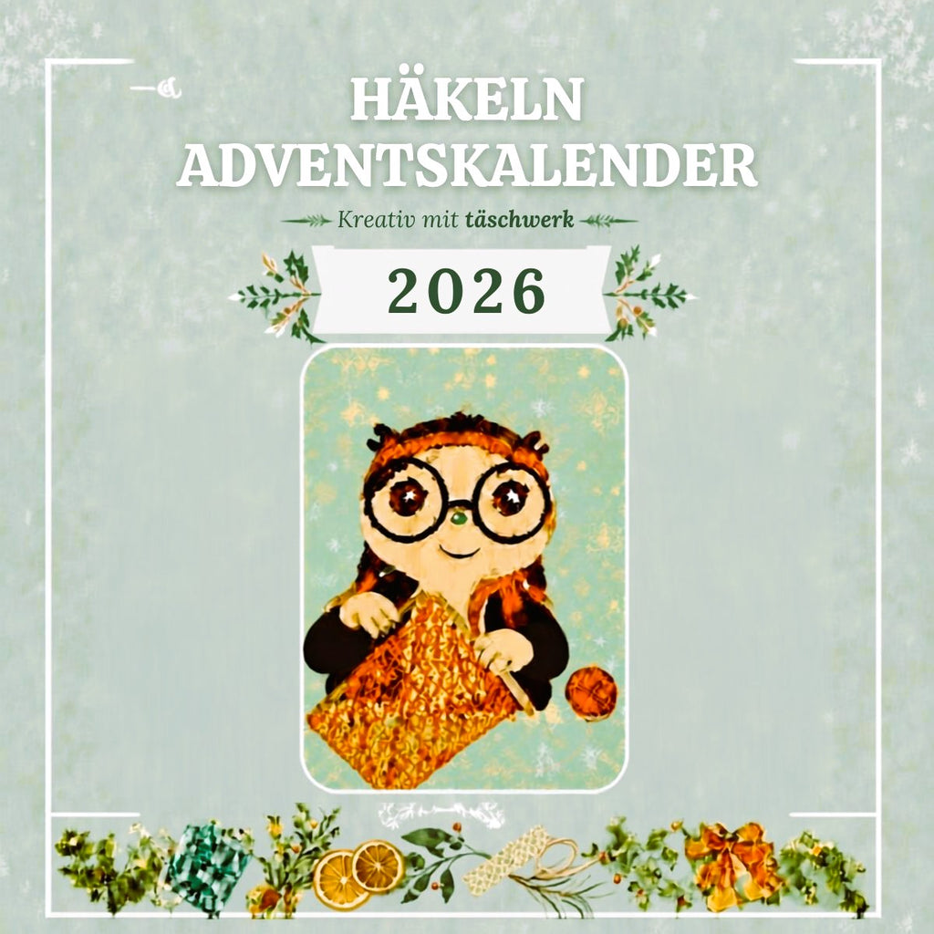 Adventskalender Häkeln 2026 – Mystery Dreiecksstola