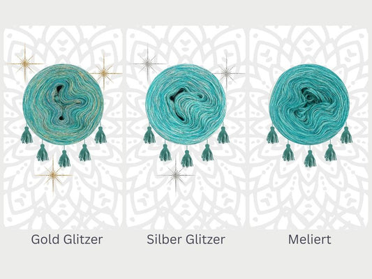 Mystery-Mandala CAL Adventskalender 2025, Mandala häkeln (Set 9H)