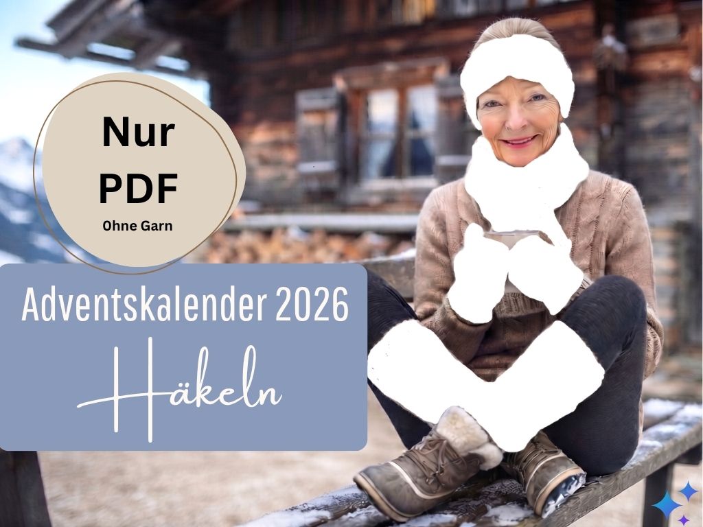 Adventskalender Häkeln 2026 – Dreams mit Alpaka, NUR PDF