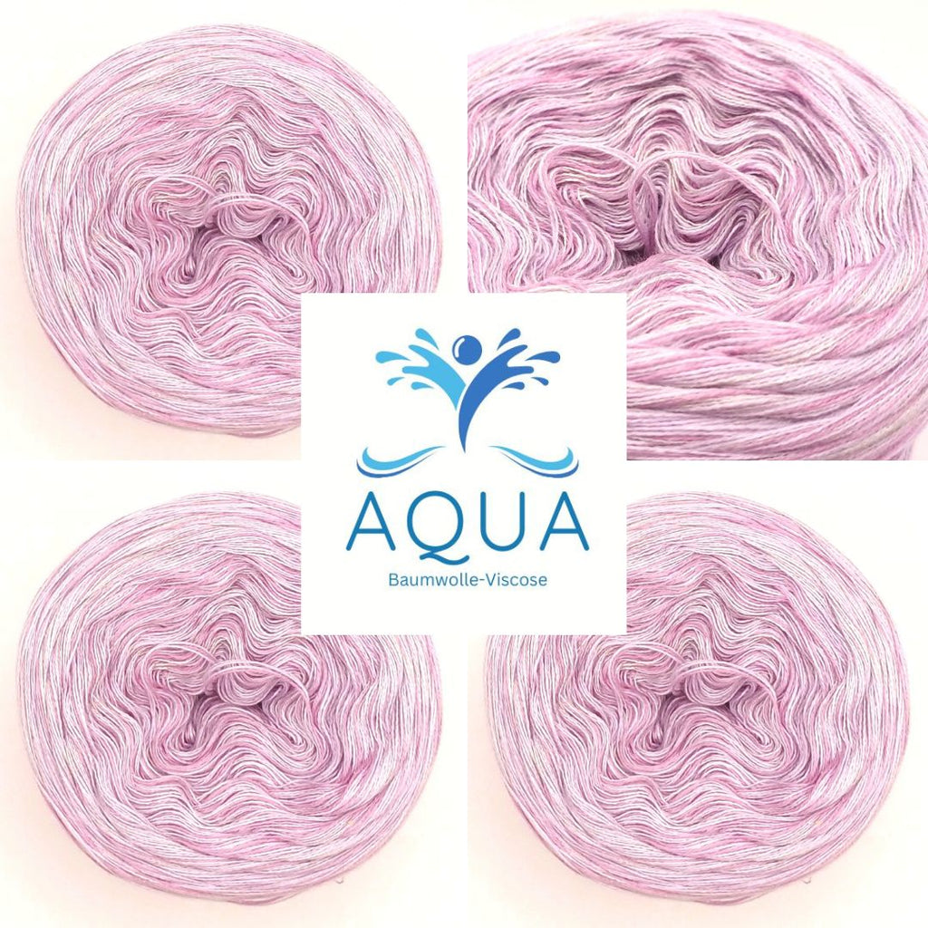 Aqua Bobbel Garn mit Baumwolle und Viskose 25002