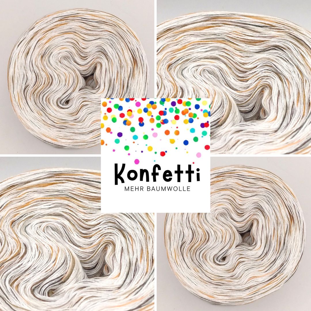 Konfetti Bobbel Garn mit mehr Baumwolle 28002