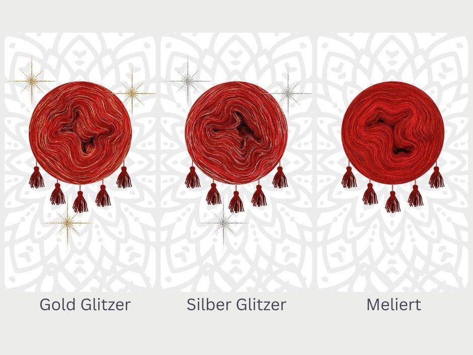 Garnset Mandala Sonnenstern  (Set 10H)