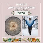 Adventskalender Häkeln 2026 – Silberne Nacht Set 4