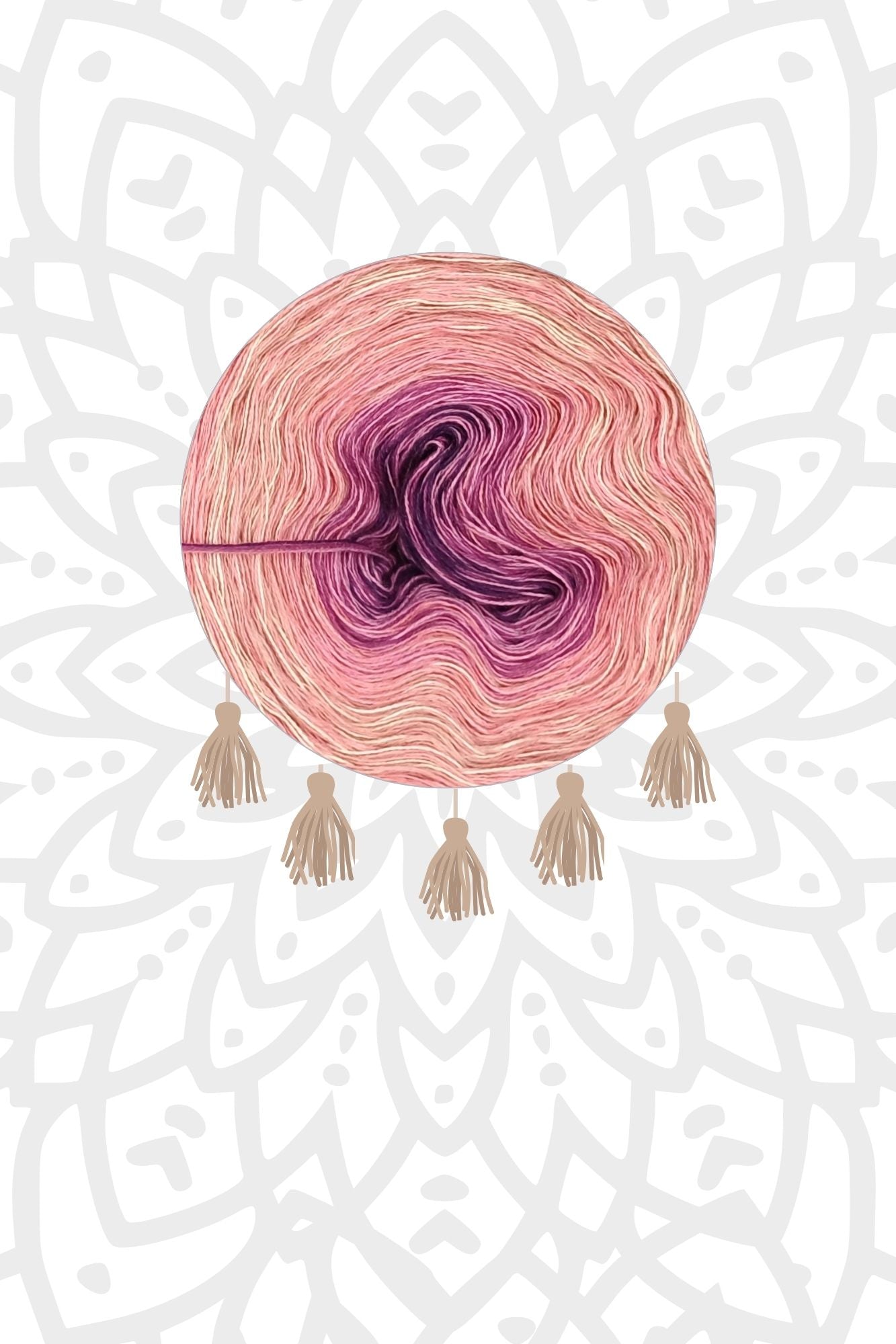 Garnset Mandala Sonnenstern  (Set 1H)