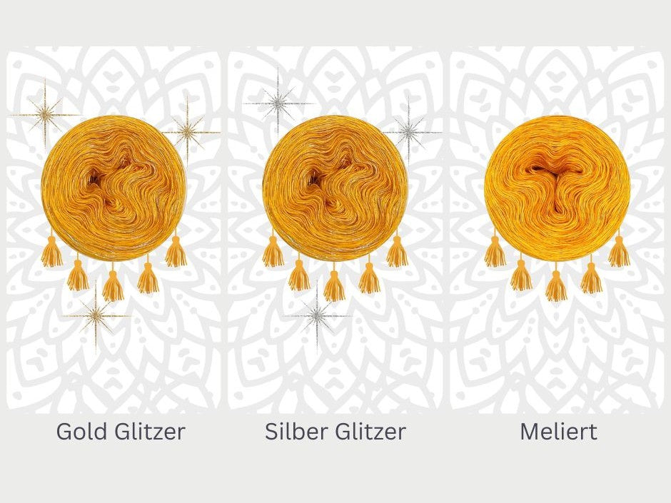 Garnset Mandala Sonnenstern (Set 11H)