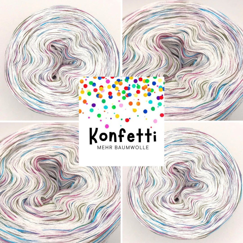 Konfetti Bobbel Garn mit mehr Baumwolle 28004