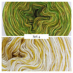 Jahresdecke Mosaikhäkeln - Garnset ohne PDF- 8 Sets zur Auswahl