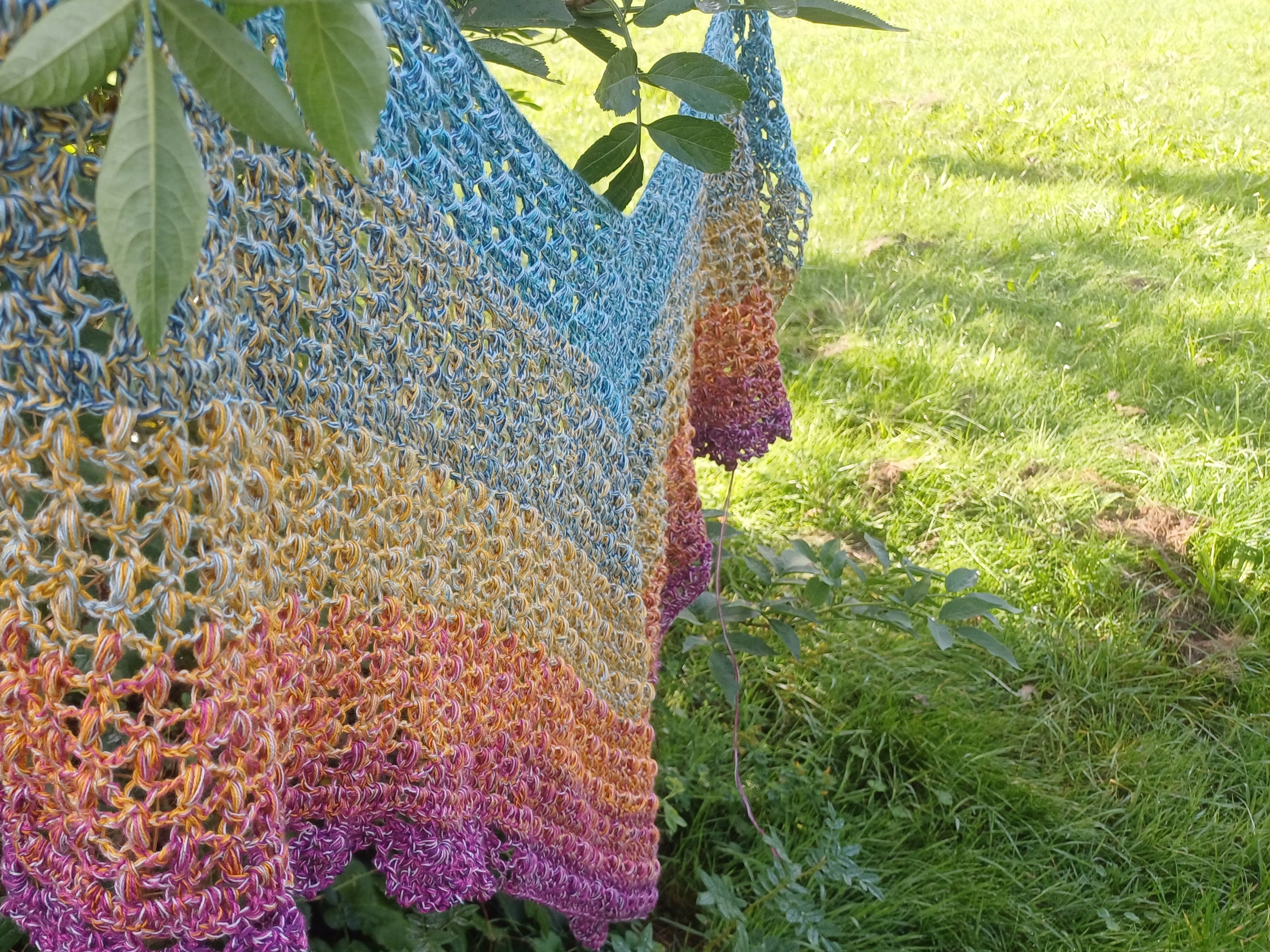 Dreieckschal "Amar", PDF Häkelanleitung