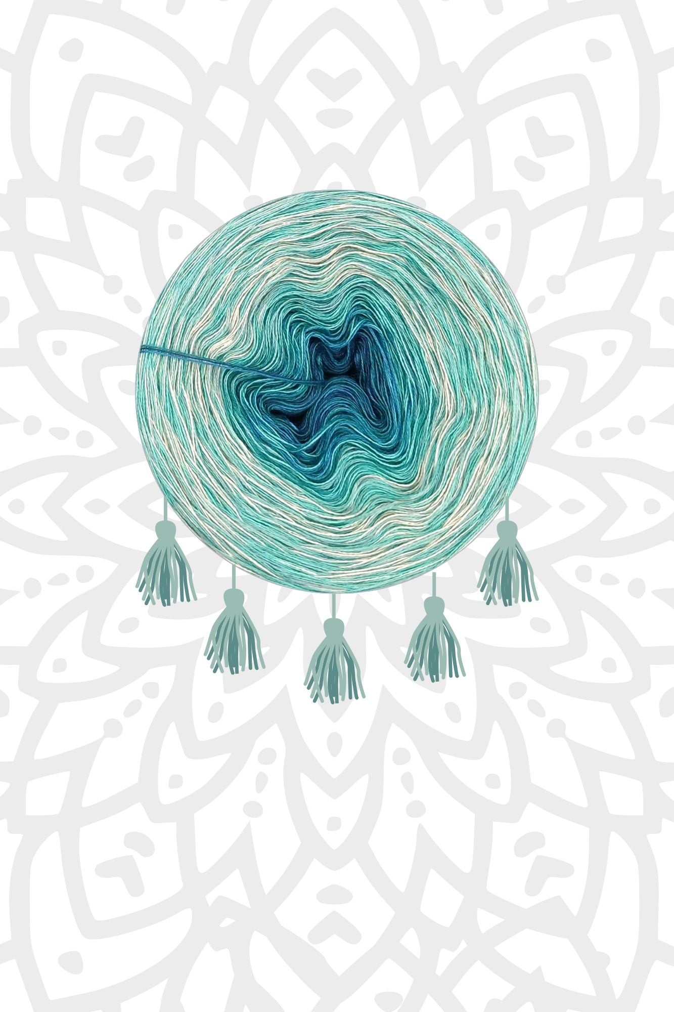 Garnset Mandala Sonnenstern  (Set 2H)