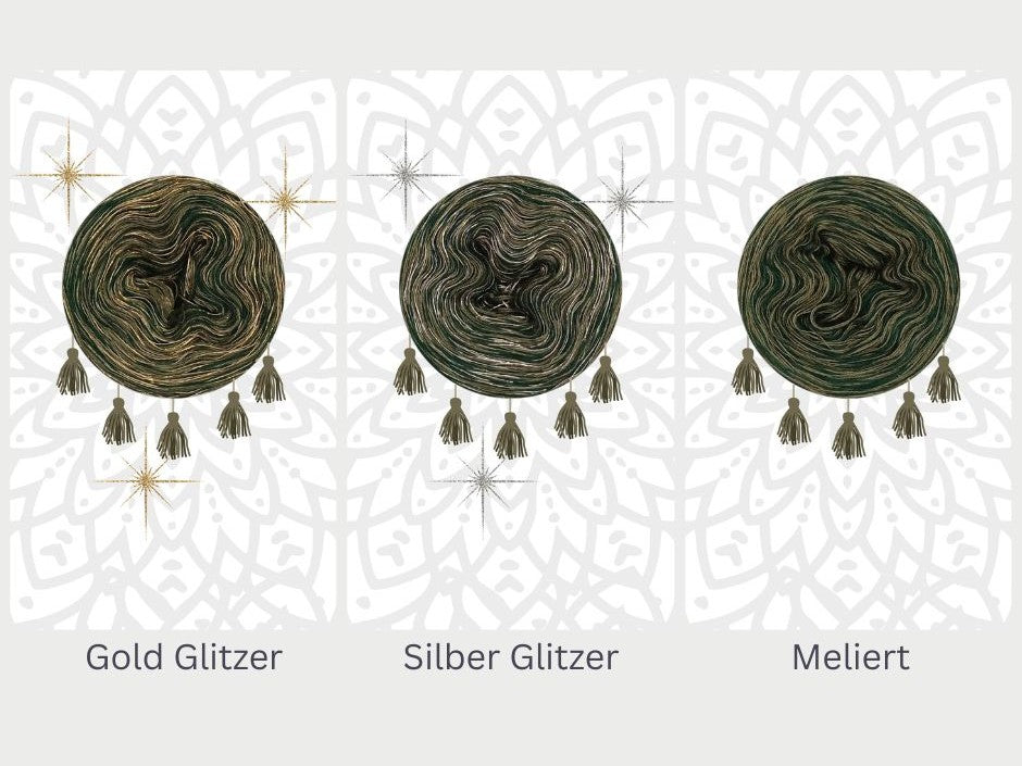 Garnset Mandala Sonnenstern (Set 8H)