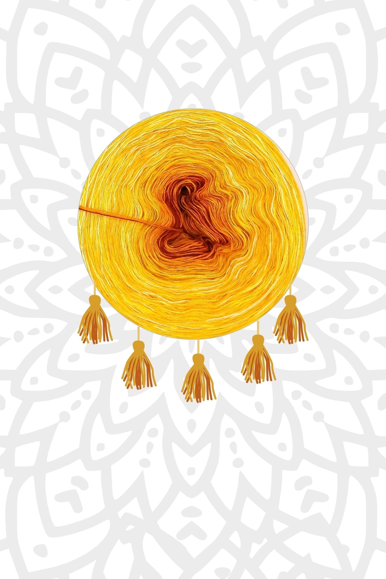 Mystery-Mandala CAL Adventskalender 2025, Mandala häkeln (Set 3H)