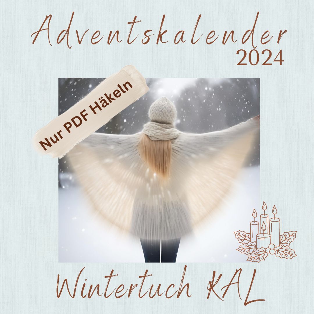 Adventskalender 2024 "Wintertuch" stricken - NUR PDF