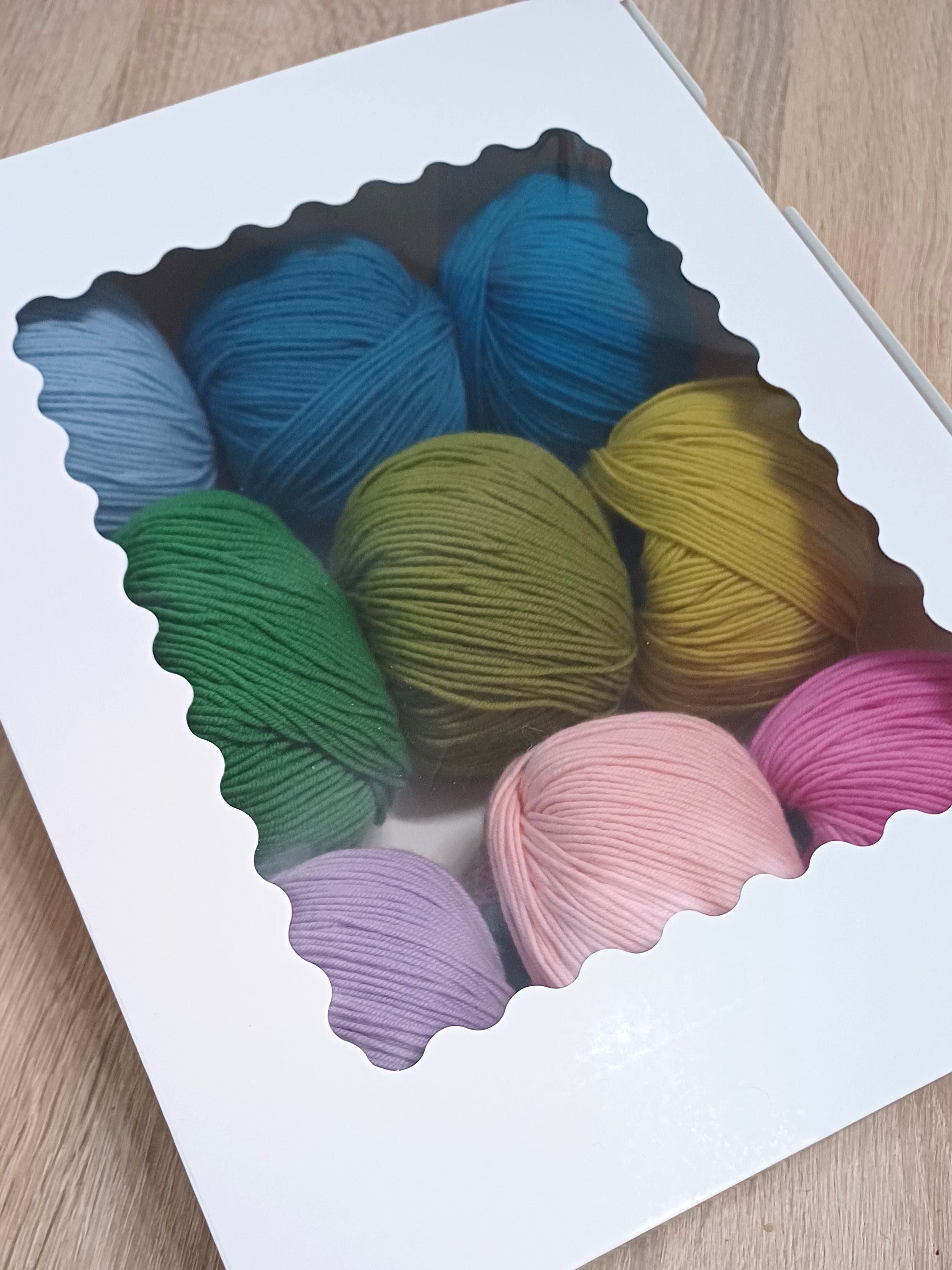 Temperaturdecke - stricken Starter-Set 1 Aubergine