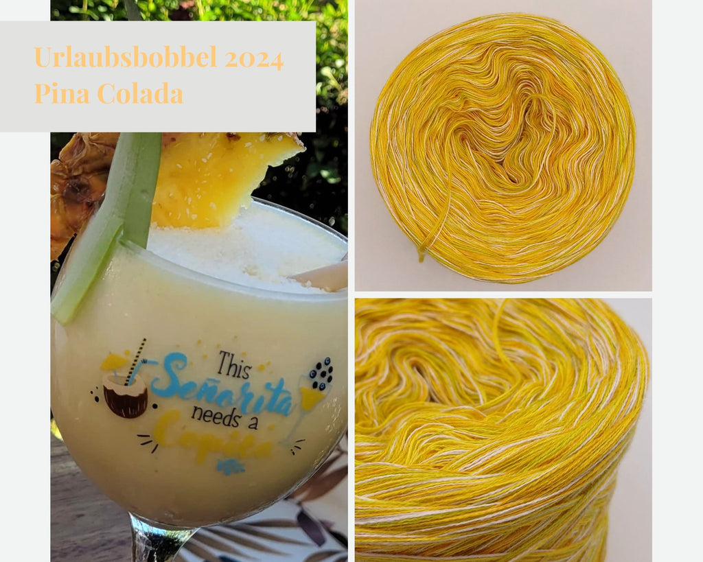 Urlaubs - Bobbel "Pina Colada" 4-fädig meliert