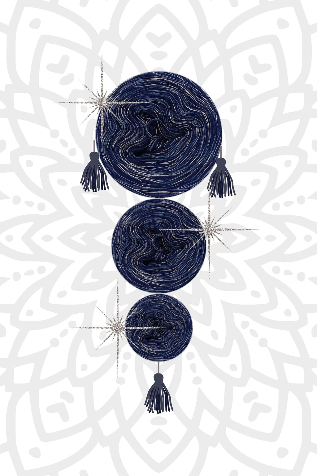 Garnset Mandala Love - Set 6