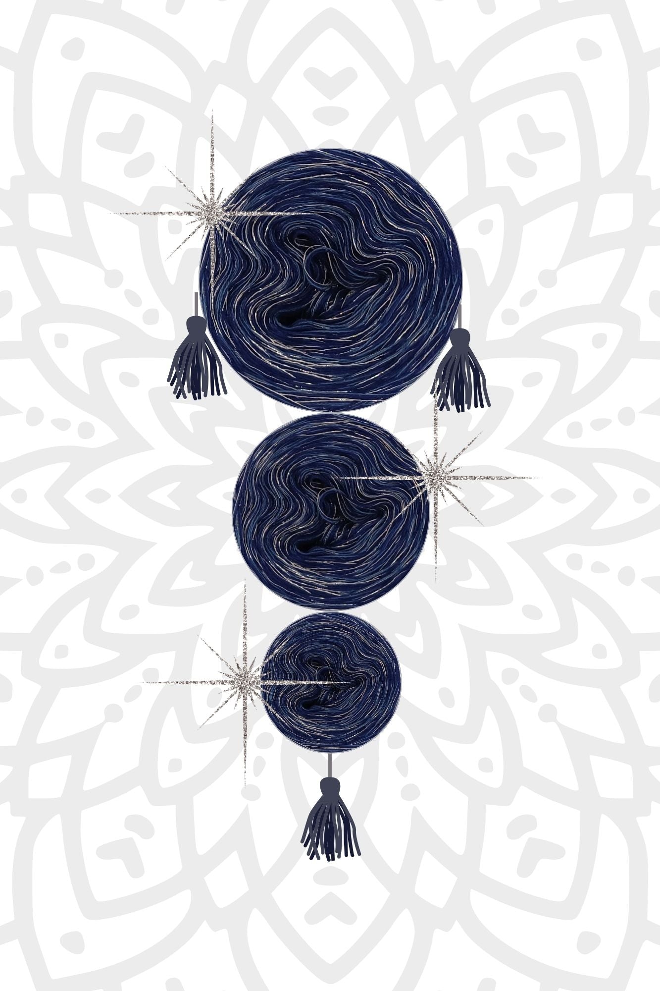 Garnset Mandala Love - Set 6
