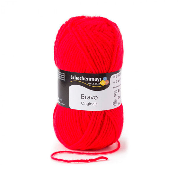 Schachenmayr Bravo Scarlet-Rot Farbe 7 Von der Temperaturdecke 08241