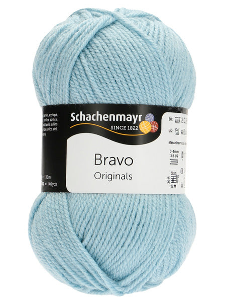 Schachenmayr Bravo Eisblau Farbe 1 Von der Temperaturdecke 08384