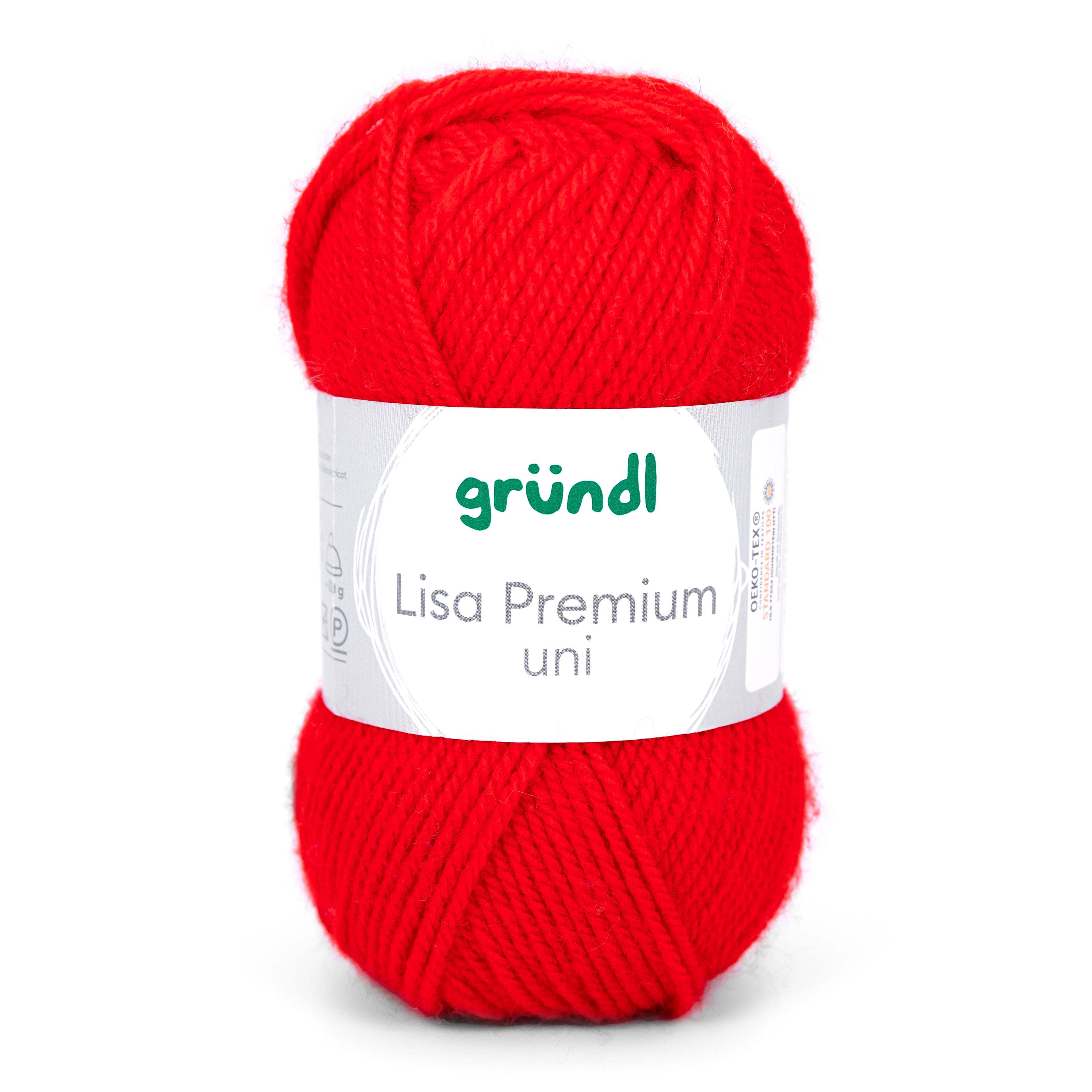 Gründl Lisa Premium uni Rot (760-12)