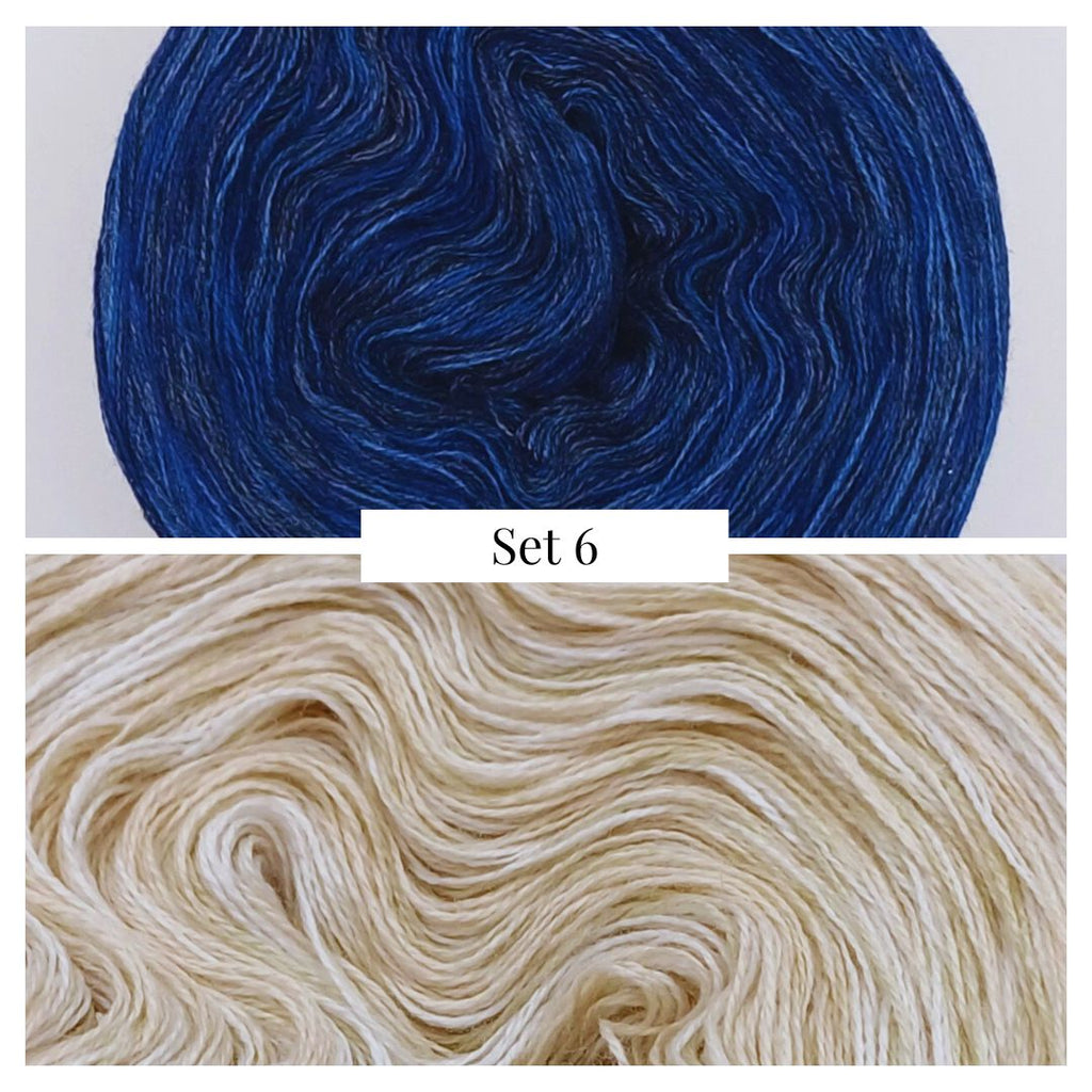 Jahresdecke Mosaikhäkeln - Garnset ohne PDF- 8 Sets zur Auswahl