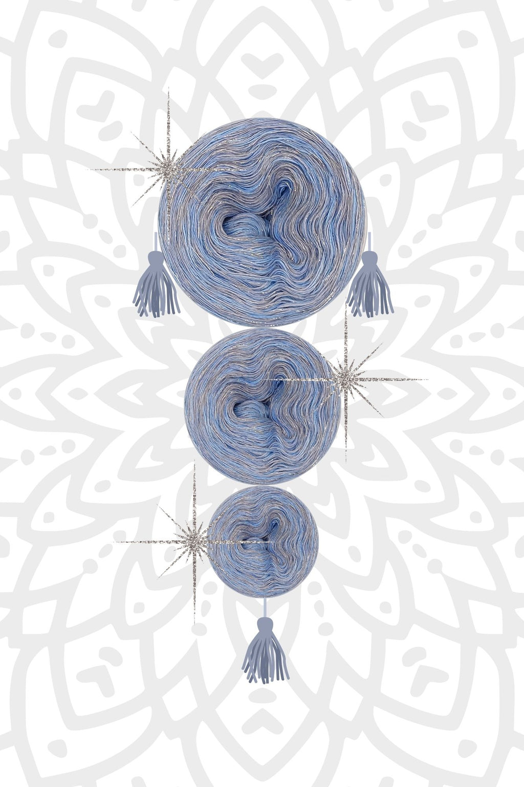 Garnset Mandala Love - Set 7