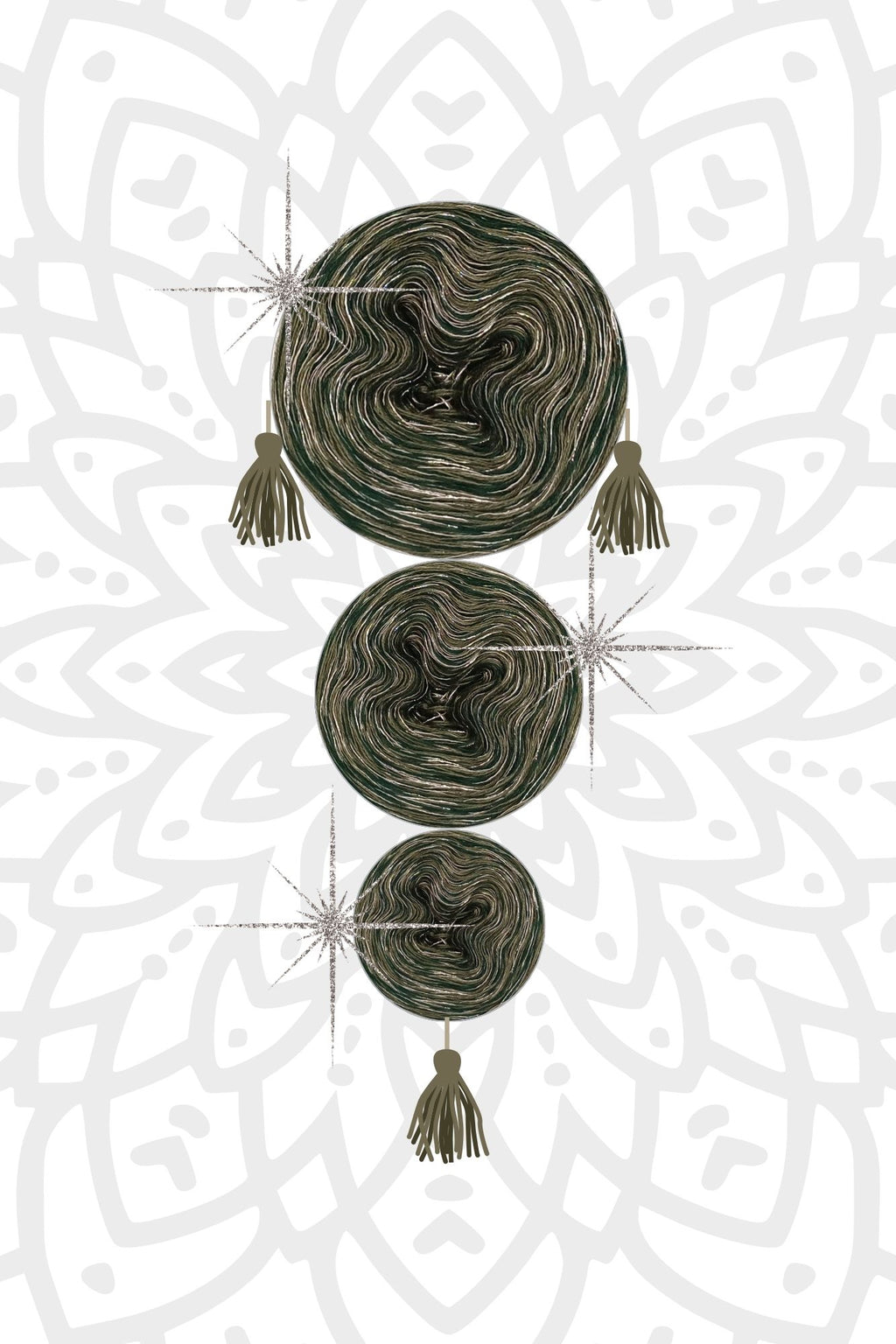 Garnset Mandala Love - Set 8