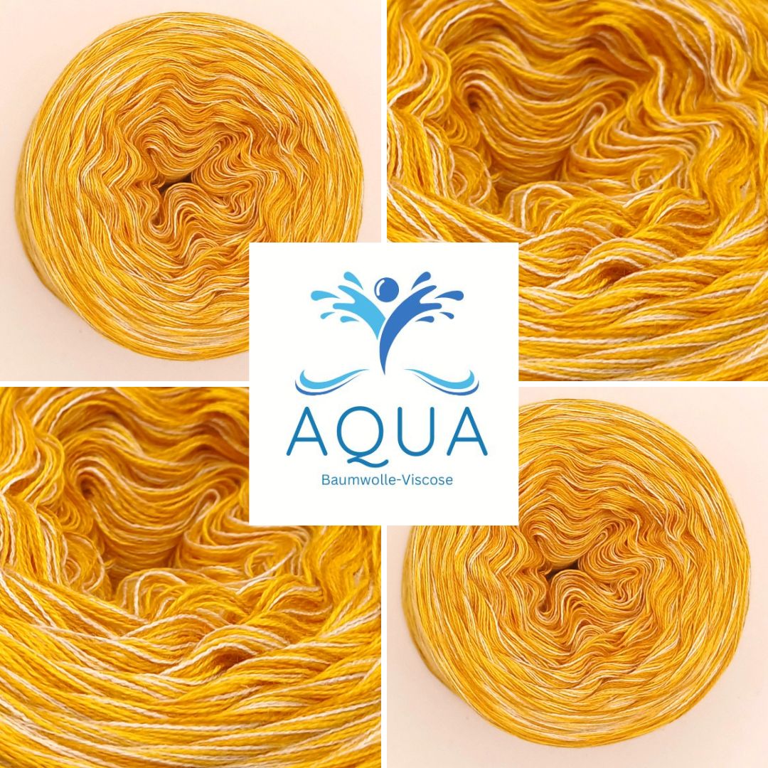 Aqua Bobbel Garn mit Baumwolle und Viskose 25008