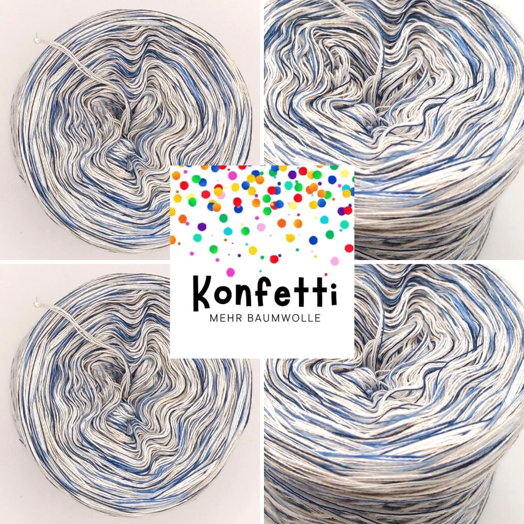 Konfetti Bobbel Garn mit mehr Baumwolle 28009