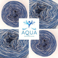 Aqua Bobbel Garn mit Baumwolle und Viskose 25009