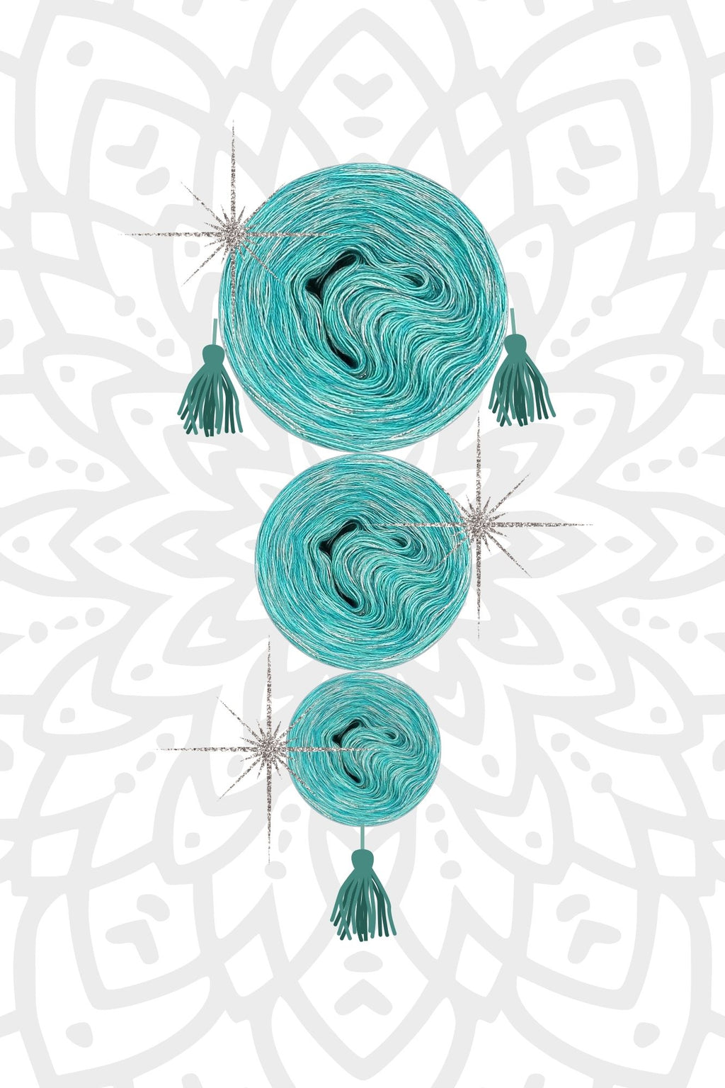 Garnset Mandala Love - Set 9