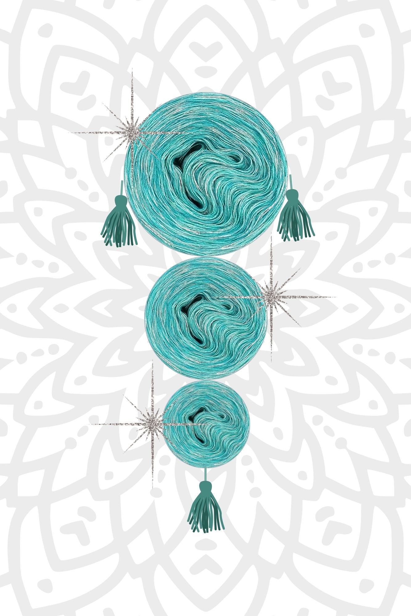 Garnset Mandala Love - Set 9