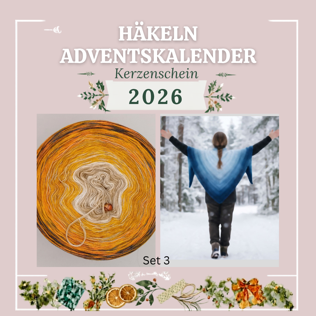 Adventskalender Häkeln 2026 – Kerzenschein Set 3