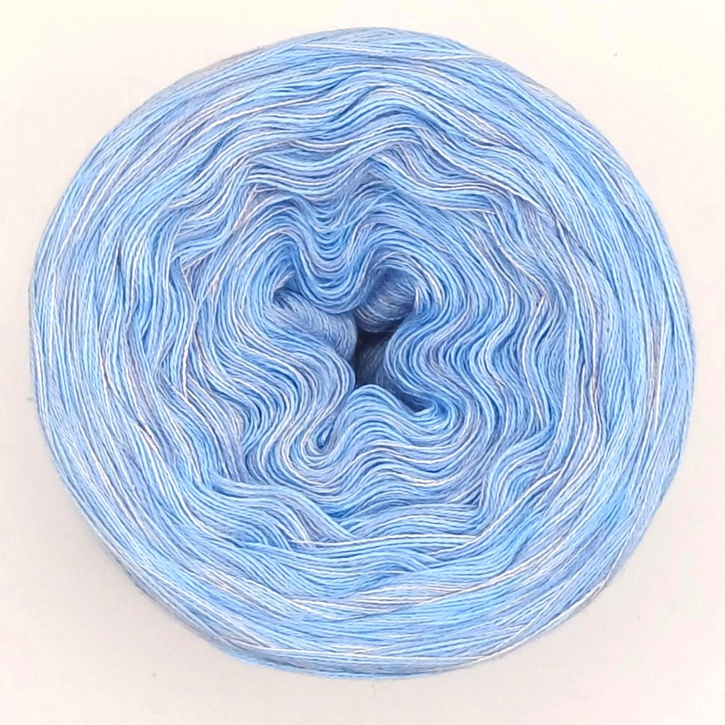 Aqua Bobbel Garn mit Baumwolle und Viskose 25003K