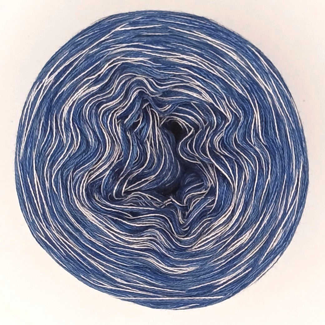 Aqua Bobbel Garn mit Baumwolle und Viskose 25009