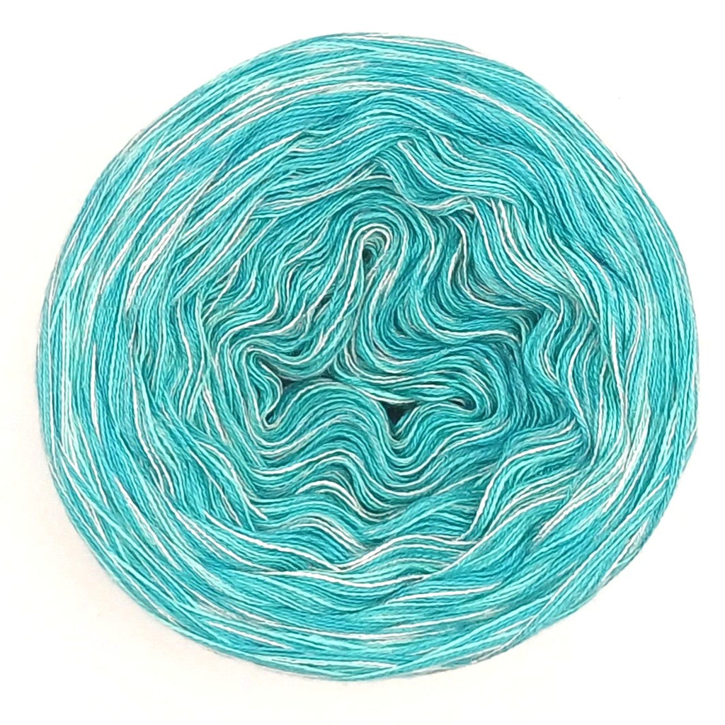 Aqua Bobbel Garn mit Baumwolle und Viskose 25010