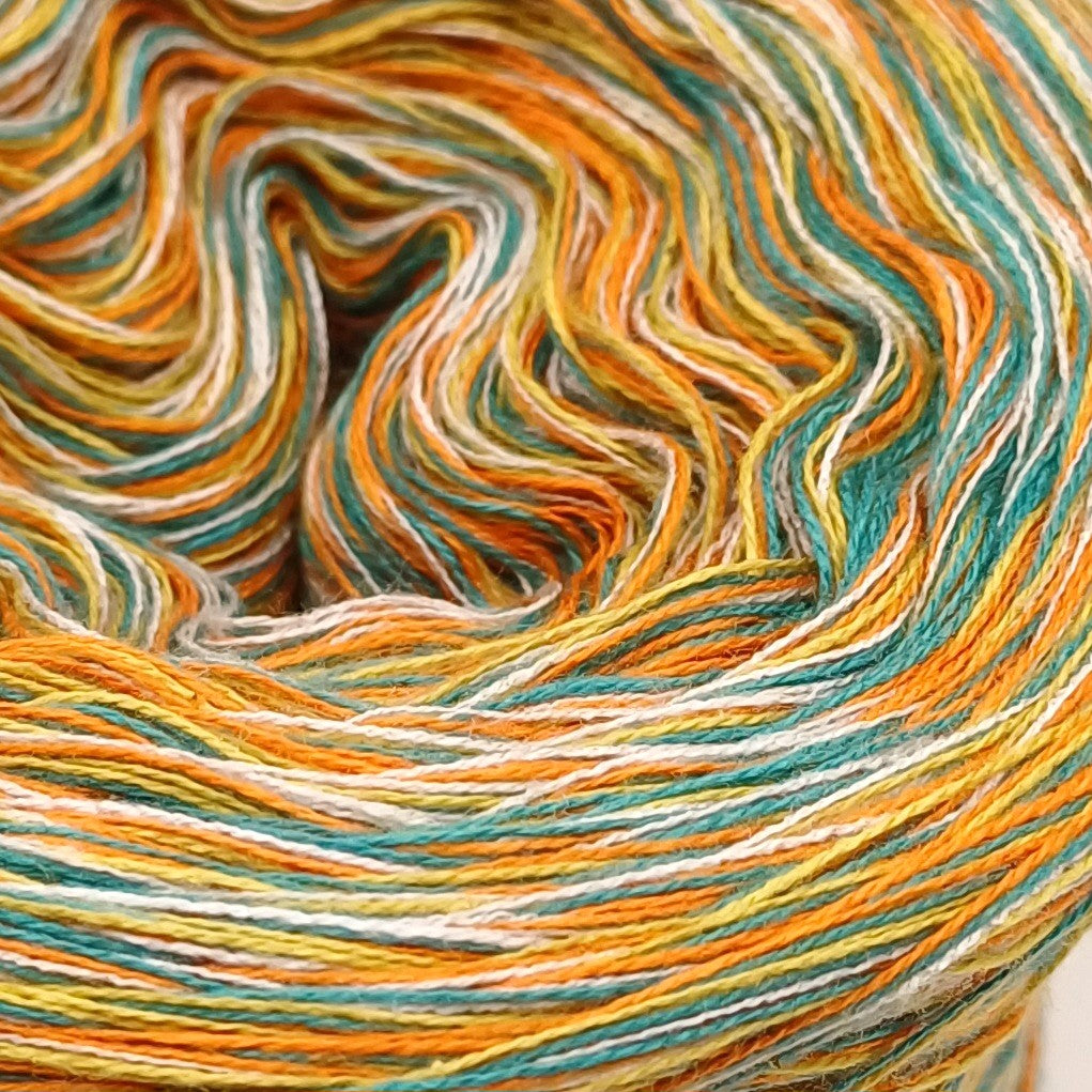 Aqua Bobbel Garn mit Baumwolle und Viskose 25011