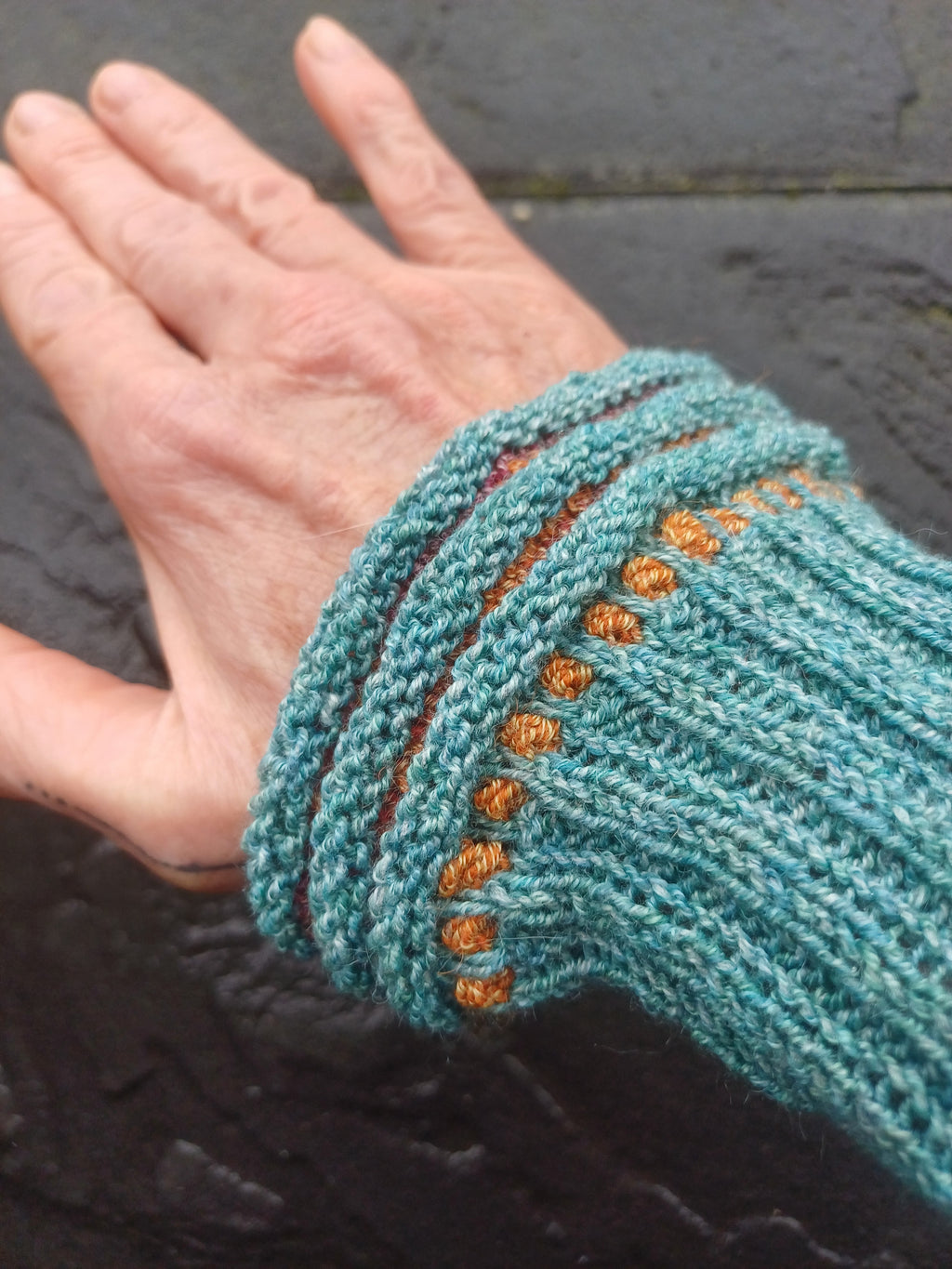 Armstulpen "Punto", Gr.S-L