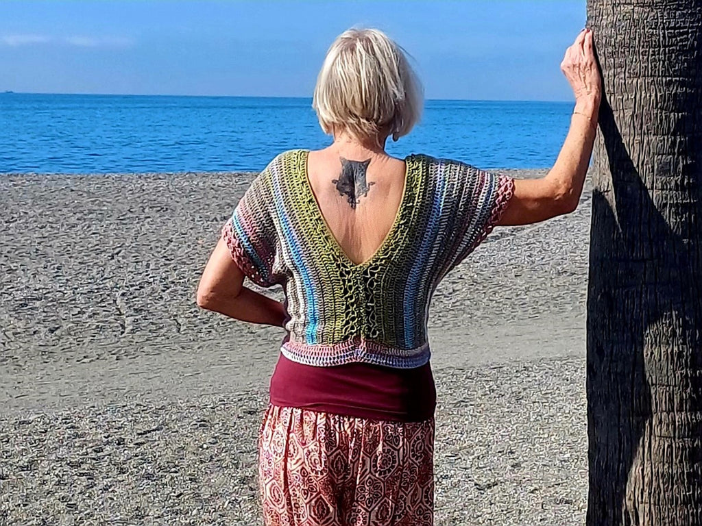 Shirt, Bolero "Luna Beach" häkeln, alle Größen und Längen
