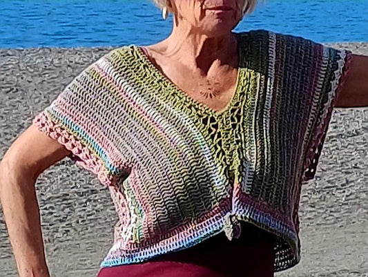 Shirt, Bolero "Luna Beach" häkeln, alle Größen und Längen