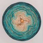 Bobbel "Puntilla 1" verschiedene Lauflängen, 4-fädig Farbverlauf